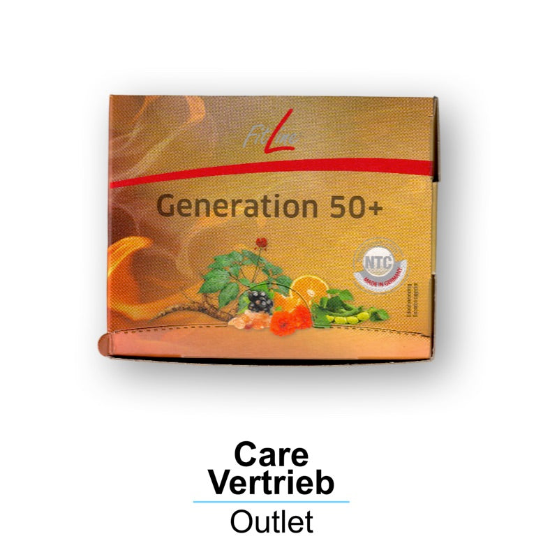 Mehr Lebensqualität ab 50, abgestimmt auf deine Bedürfnisse - das FitLine Generation 50+, 30 Beutel je 5g 150g. Jetzt bei Simons.Lifecare zum SONDERPREIS!