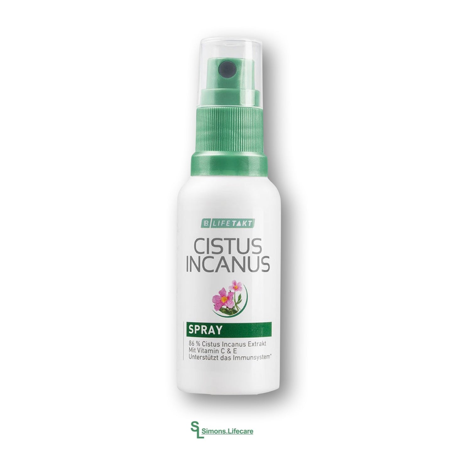 Praktisch frische Pflanzenkraft für dein Immunsystem - das LR Cistus Incanus Spray, 30ml (auch für unterwegs)! Jetzt bei Simons.Lifecare mit schneller Lieferung zum SONDERPREIS!