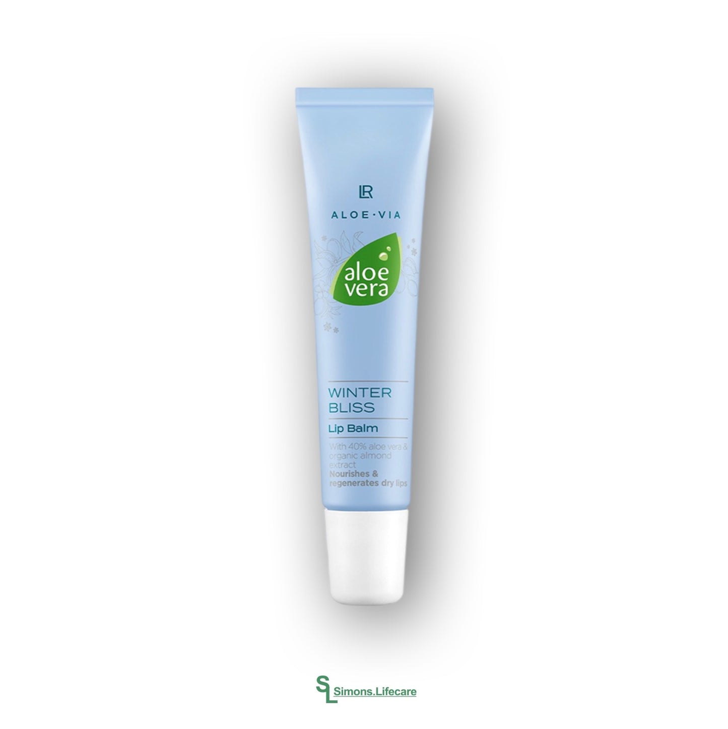 Sanfte Pflege für trockene Lippen mit zartem Glanzeffekt. Mit 40% Aloe Vera & Bio-Mandel-Extrakt - LR LIMITED Aloe Vera Winter Bliss Lip Balm Lippenpflege, 50ml. Jetzt bei Simons.Lifecare zum SODNERPREIS!