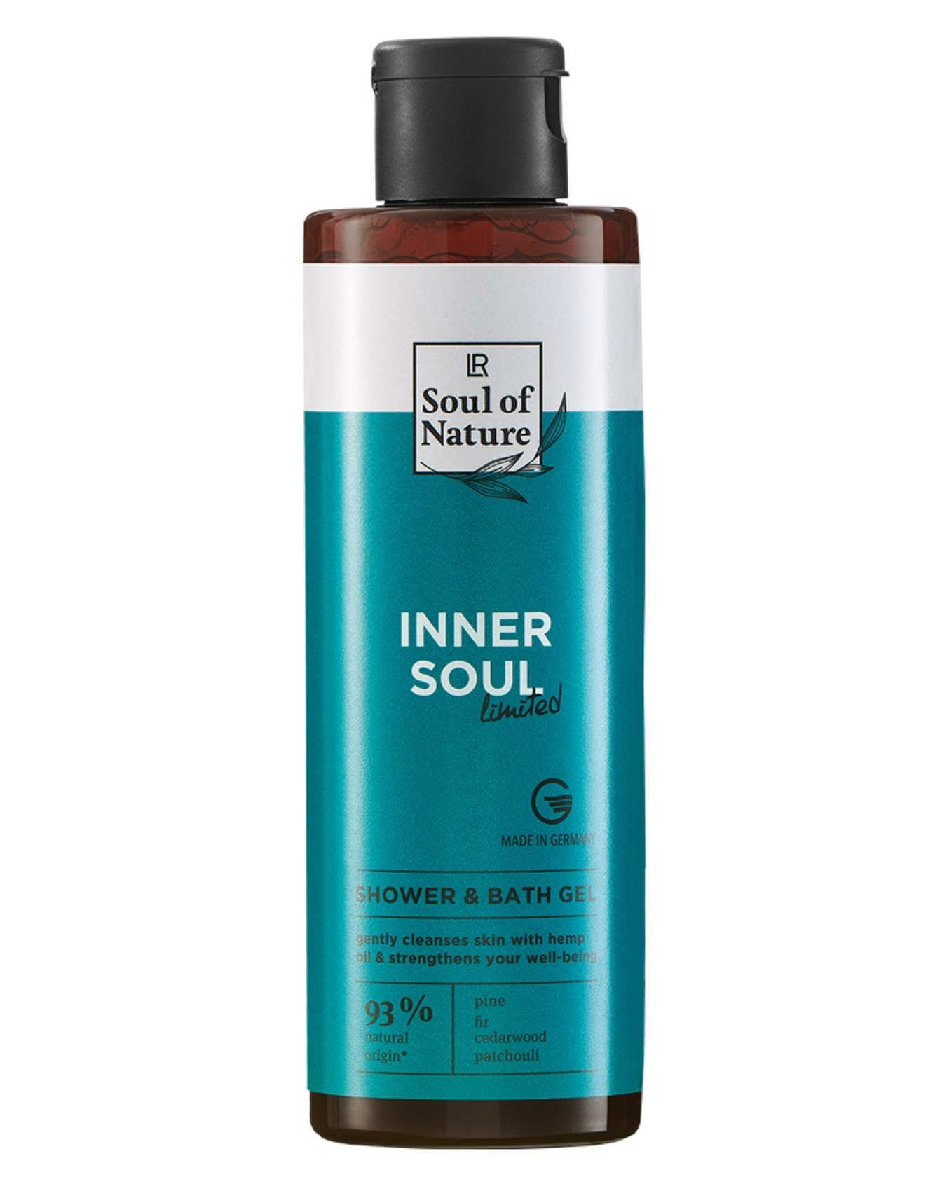 Das optimale Dusch- oder Badeerlebnis – mit dem LR Soul of Nature INNER SOUL Shower & Bath Gel Dusch- und Badegel, 200ml.