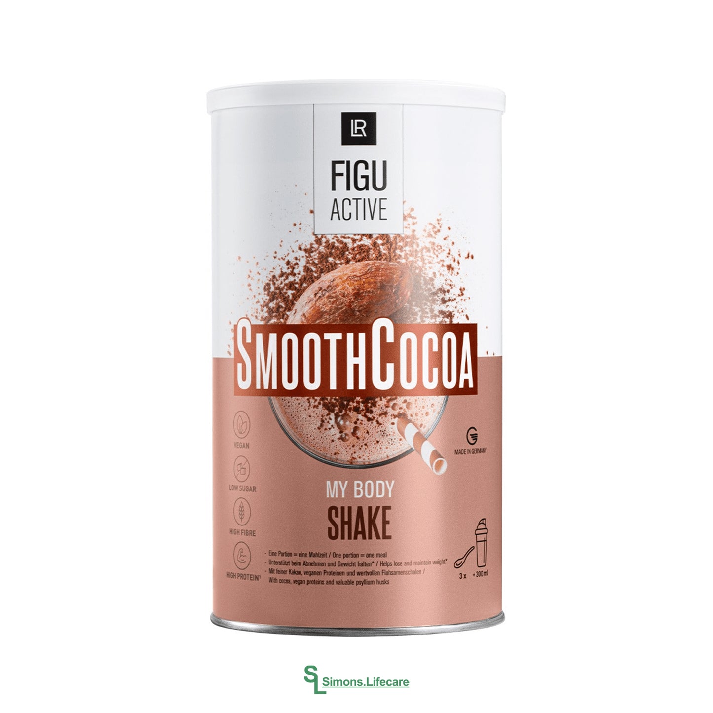 🍫 LR FIGUACTIVE Smooth Cocoa Shake Schoko-Geschmack, 496g - MHD 01.2027 🍫