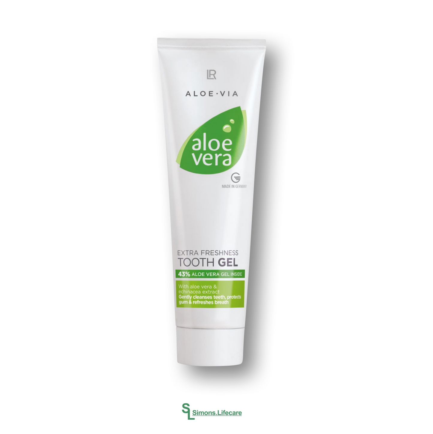 Aloe Vera Extra Frische Zahngel ohne Fluorid – für schonende und wirkungsvolle Mundpflege, 100ml Tube. Jetzt bei Simons.Lifecare mit schneller Lieferung!