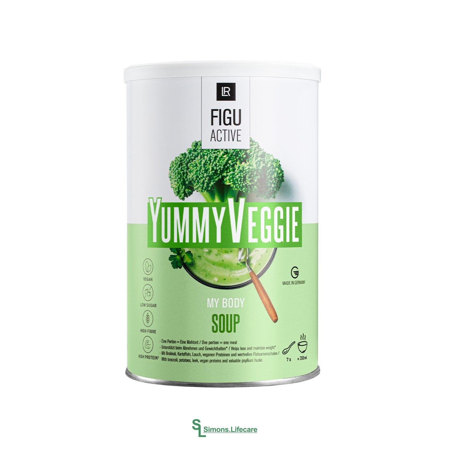 Volle Veggie-Power - Mit der LR FIGUACTIVE Yummy Veggie Suppe! Jetzt bei Simons.Lifecare mit schneller Lieferung! 
