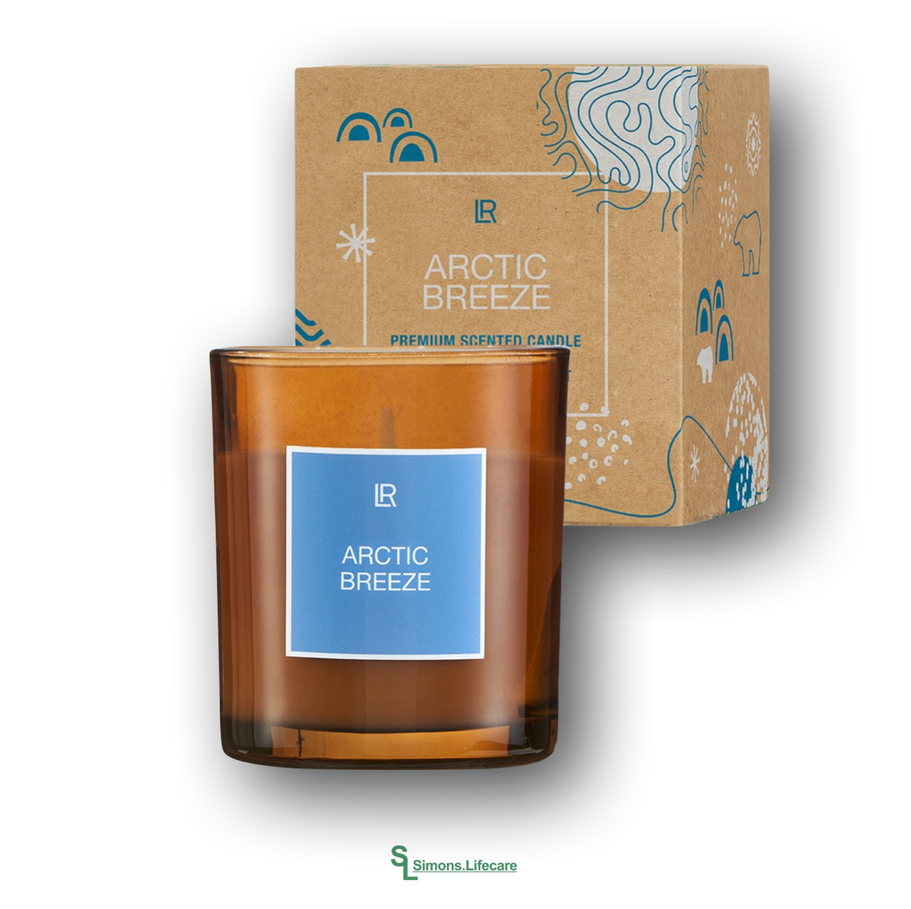 Ein Hauch frischer Winterluft für dein Zuhause - mit der LR Premium Scented Candle Arctic Breeze winterliche Duftkerze LIMITED EDITION! Brenndauer: zirka 25 Stunden.