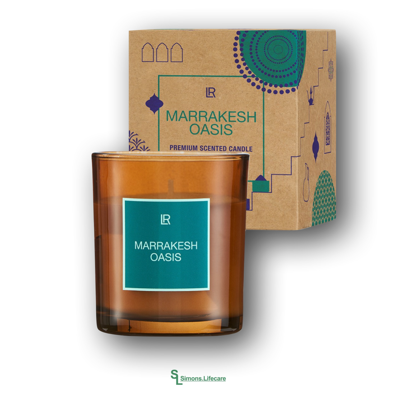 Ein Hauch von Orient für dein Zuhause - mit der LR Premium Scented Candle Marrakesh Oasis winterliche Duftkerze LIMITED EDITION! Brenndauer: zirka 25 Stunden.