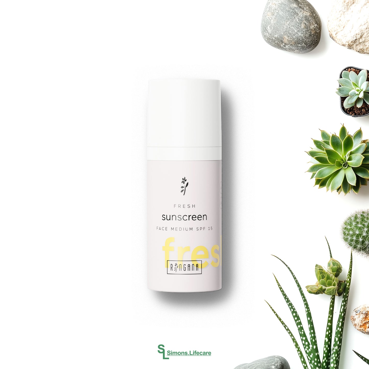 Sonne und Sonnenschutz – mit der RINGANA FRESH sunscreen face medium SPF15 Gesichtssonnencreme LSF15, 50ml. Jetzt bei Simons.Lifecare mit schneller Lieferung! 
