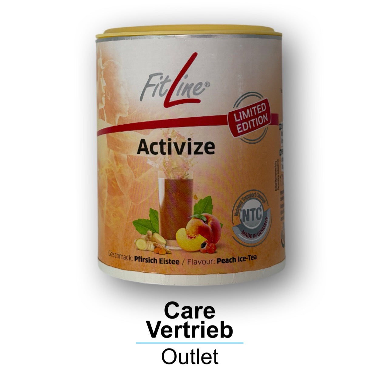 Energie trifft auf streng limitierten VEGANEN Pfirsich Eistee-Genuss - mit dem FitLine Activize LIMITED EDITION Pfirsich Eistee in der 175g Dose. Jetzt bei Simons.Lifecare mit schneller Lieferung!