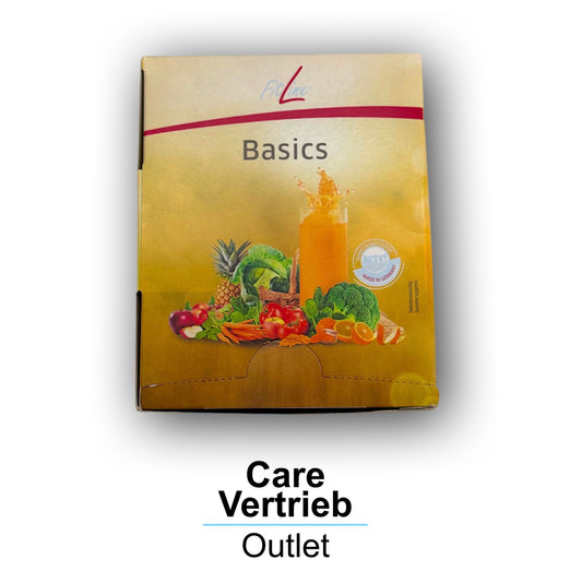 Immunsystem und Zellschutz. Dein täglicher Begleiter mit Vitaminen, Selen und Ballaststoffen - das FitLine Basic, 30 Beutel je 12g = 360g. Zum SONDERPREIS bei Care Vertrieb - Outlet und Simons.Lifecare!
