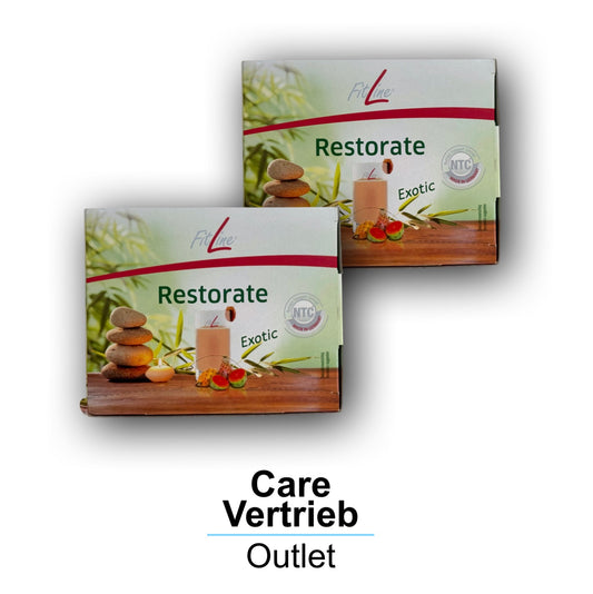 Dein Abendritual für Regeneration und Balance - mit dem FitLine Restorate Exotic Kaktusfeige-Geschmack im DOPPELPACK (2x 30 Beutel = 400g). Jetzt bei Simons.Lifecare mit schneller Lieferung zum besten Preis!