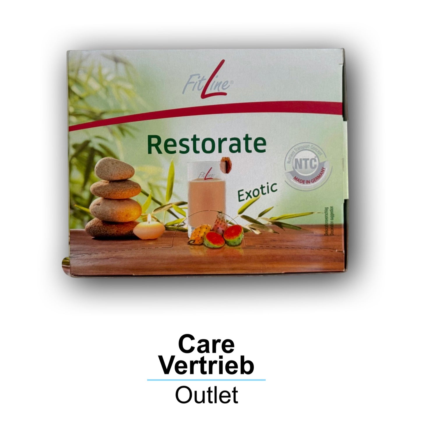 Dein Abendritual für Regeneration und Balance - mit dem FitLine Restorate Exotic Kaktusfeige-Geschmack, 30 Beutel je 6,7g = 200g. Jetzt bei Simons.Lifecare mit schneller Lieferung!