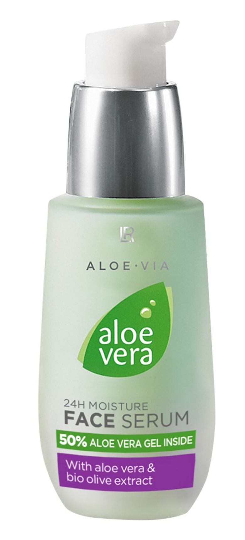 Verleihe deiner Haut mehr Elastizität und Vitalität – mit dem LR Aloe Vera 24h Moisture Face Serum Gesichtsserum, 30ml.