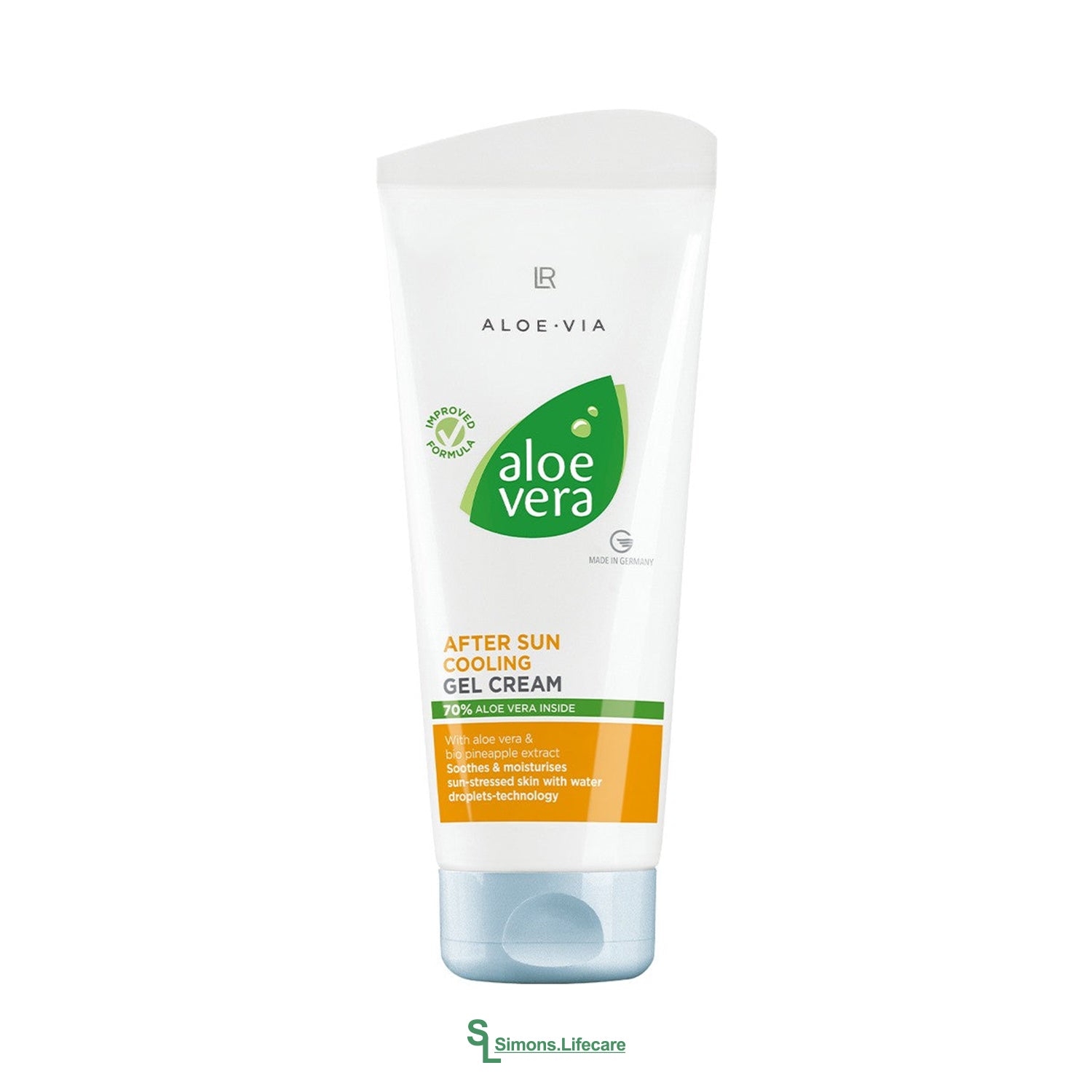 Coole Pflege nach dem Sonnenbaden - mit der LR Aloe Vera After Sun Cooling Gel Cream Gel Creme.