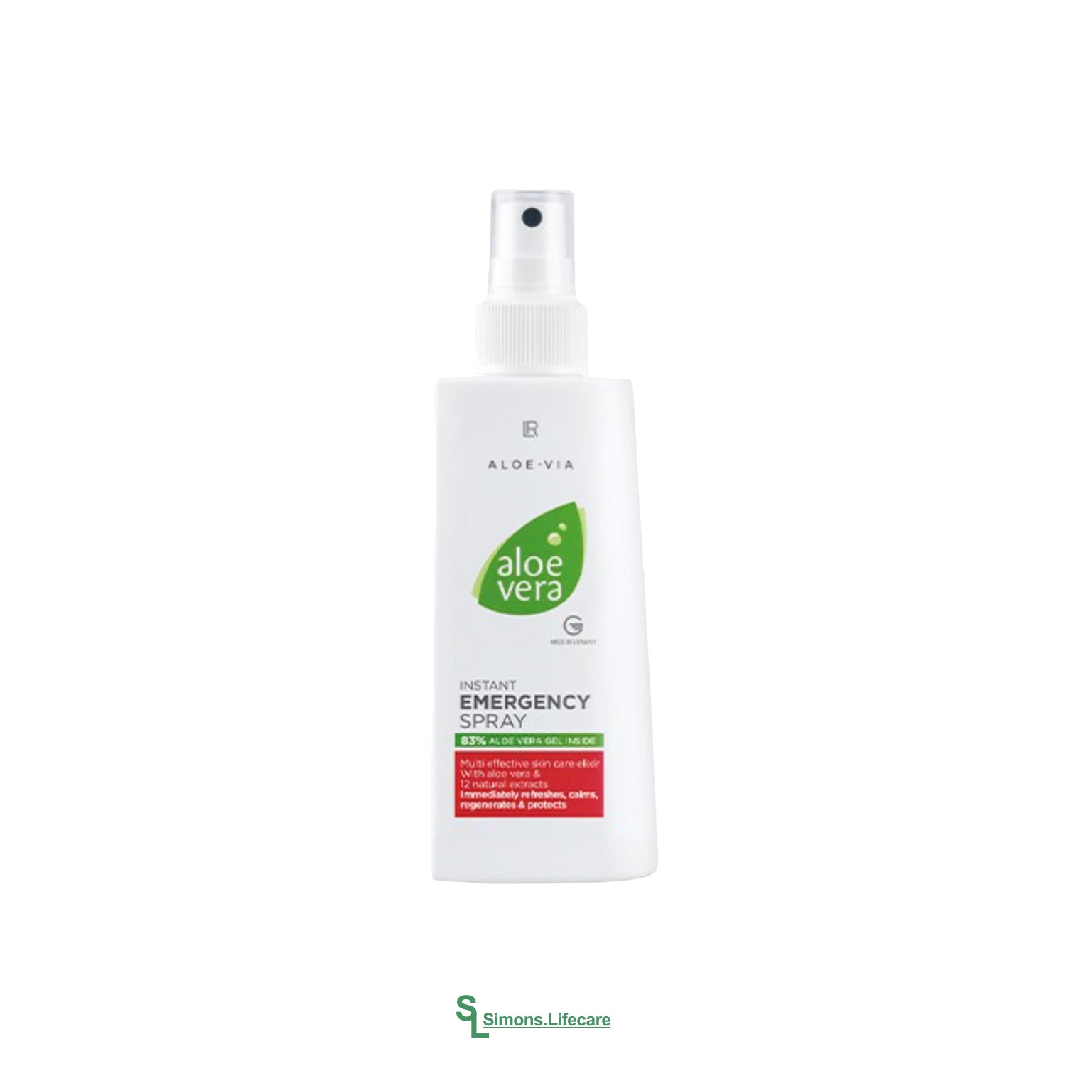 Ein Spezialist mit der Kraft der Aloe Vera - LR Aloe Vera Emergency Spray Schnelles Notfallspray SOS Spray - 400ml.