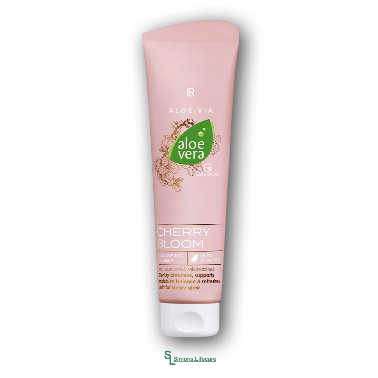 Dein Frühlingserwachen beginnt mit der Reinigung. Sanfte Frische und ein strahlendes Hautgefühl - mit dem LR Aloe Vera LIMITED Cherry Bloom Cleansing Sorbet Reinigungs-Sorbet, 150ml. Jetzt bei Simons.Lifecare zum SONDERPREIS!