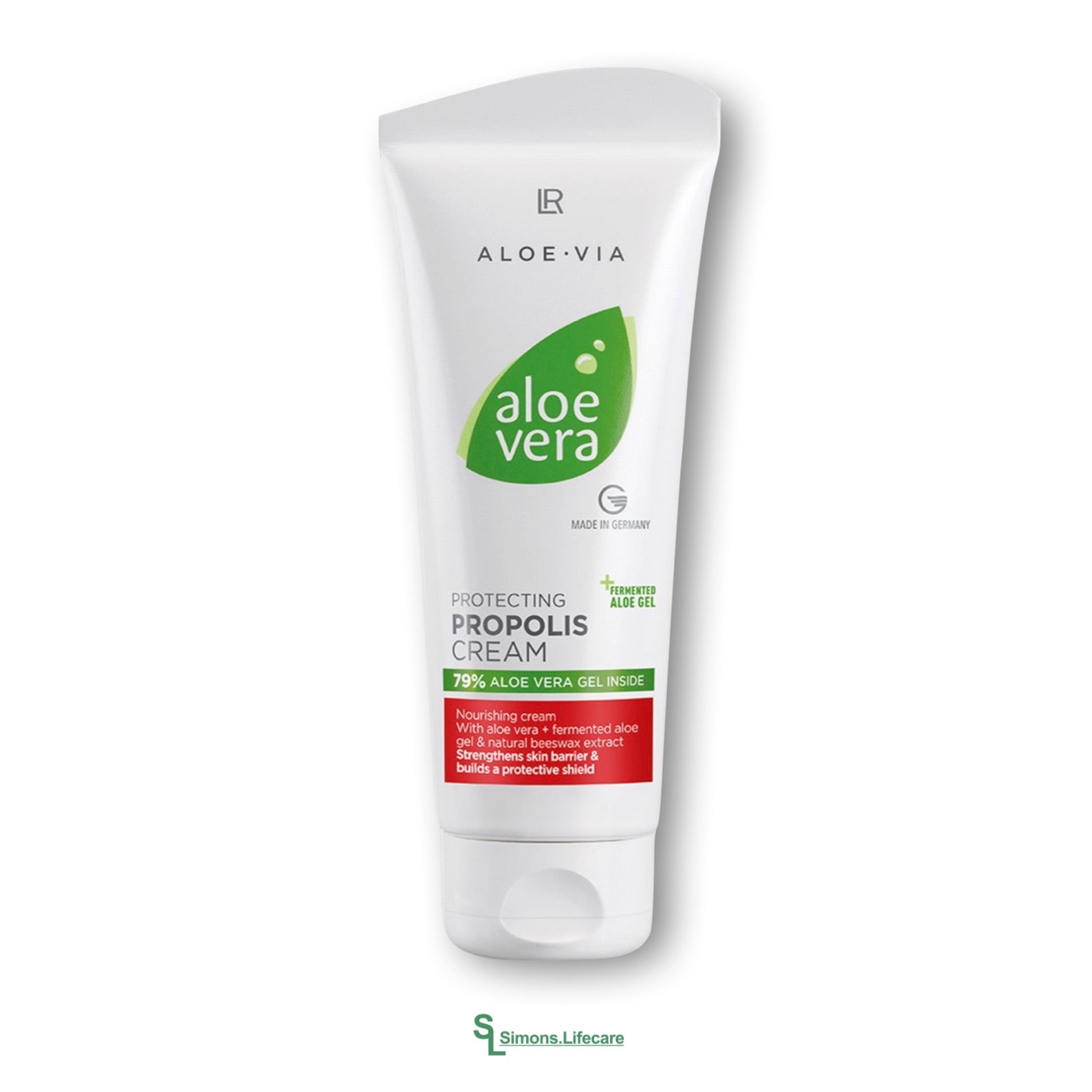Die verbesserte LR Aloe Vera Propolis Cream! Schutz und Pflege für beanspruchte Haut - die LR Aloe Vera Protecting Propolis Cream Schützende Propolis Creme in der NEUEN REZEPTUR, 100ml! Jetzt bei Simons.Lifecare mit schneller Lieferung!
