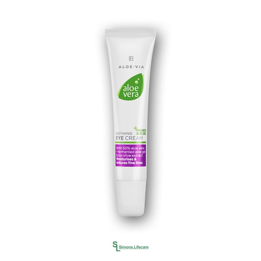 Frisch, geglättet, gepflegt! Frische &amp; Pflege für deine Augen mit der LR Aloe Vera Refining Eye Cream Augencreme in der NEUEN REZEPTUR, 15ml! Jetzt bei Simons.Lifecare zum SONDERPREIS!