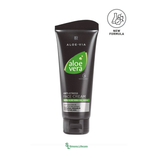 ✅ LR Aloe Via Anti Stress Facecream Gesichtscreme, 100ml - MHD 10.2026 ✅