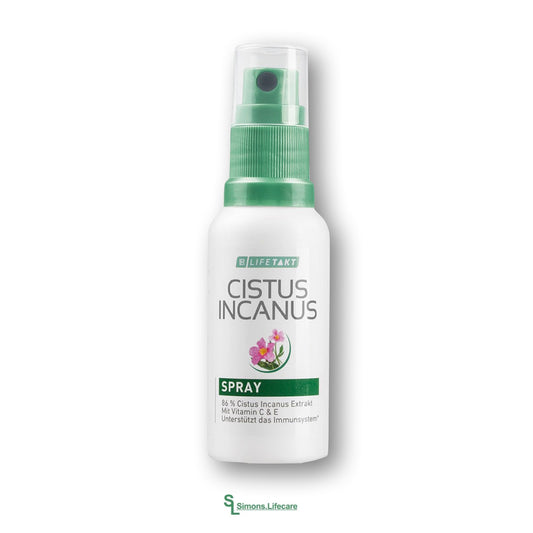 Praktisch frische Pflanzenkraft für dein Immunsystem - das LR Cistus Incanus Spray, 30ml (auch für unterwegs)! Jetzt bei Simons.Lifecare mit schneller Lieferung zum SONDERPREIS!