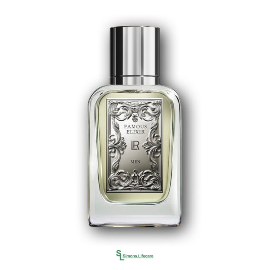 Die Aura des Erfolgs! Ein Statement-Duft für Männer mit Stil, Stärke und Charakter - das LR FAMOUS ELIXIR Eau de Parfum für Männer, 100ml. Jetzt bei Simons.Lifecare zum SONDERPREIS!
