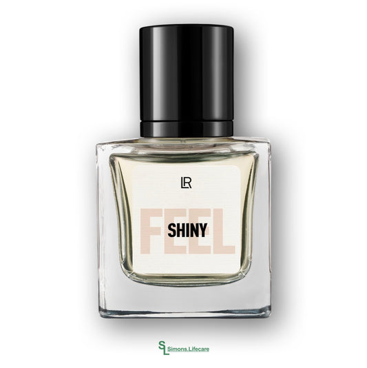 Floral, modern und ausdrucksstark. Fruchtige Frische trifft auf florale Eleganz - das LR Feel Shiny Eau de Parfum für Frauen, 50ml. Jetzt bei Simons.Lifecare zum SONDERPREIS!