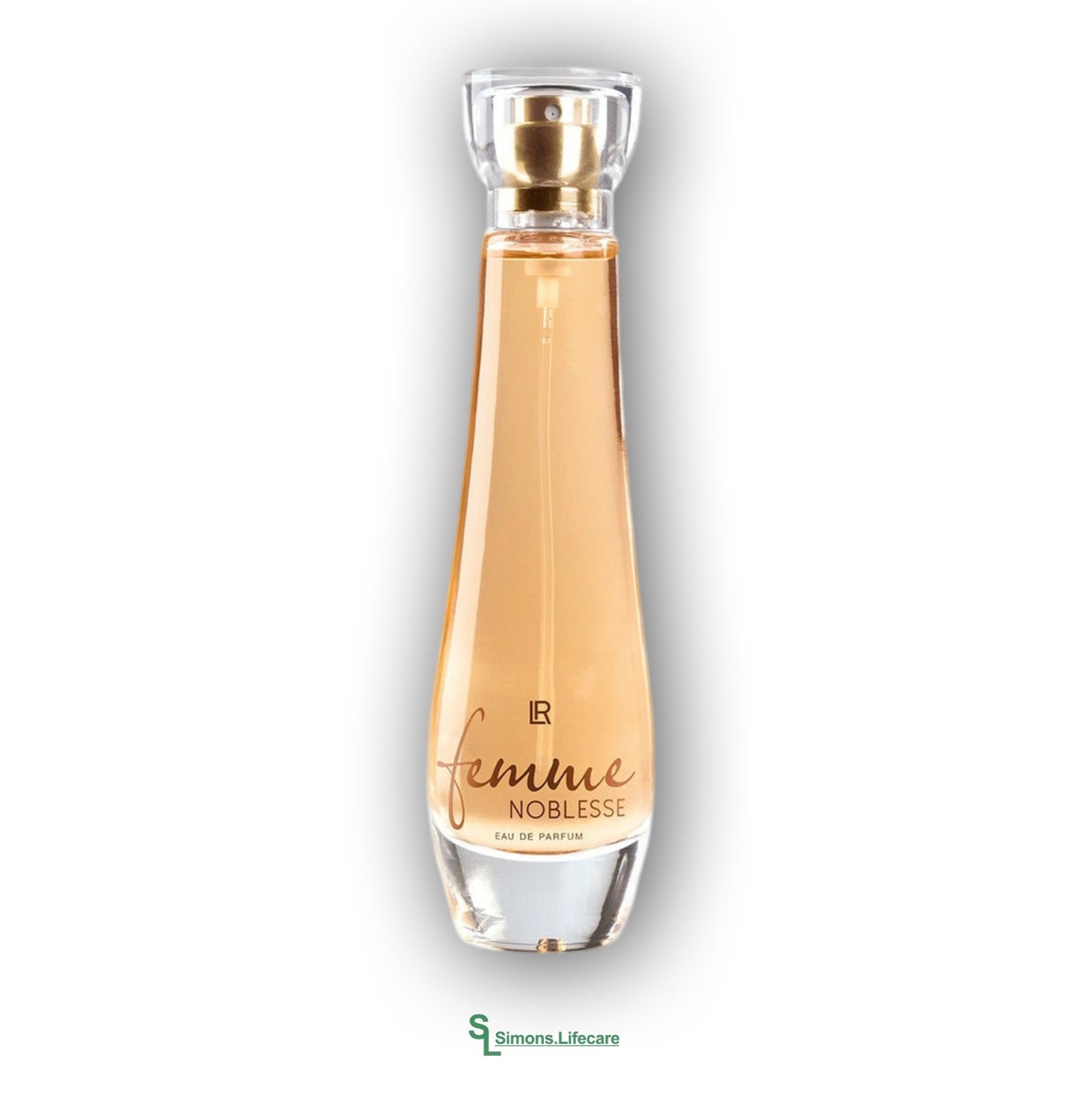 Zeitlose Eleganz in einer harmonischen Duftkomposition. Harmonisches Eau de Parfum mit floralen und warmen Duftnoten - das LR Femme Noblesse Eau de Parfum für Frauen, 50ml. Jetzt bei Simons.Lifecare zum SONDERPREIS!