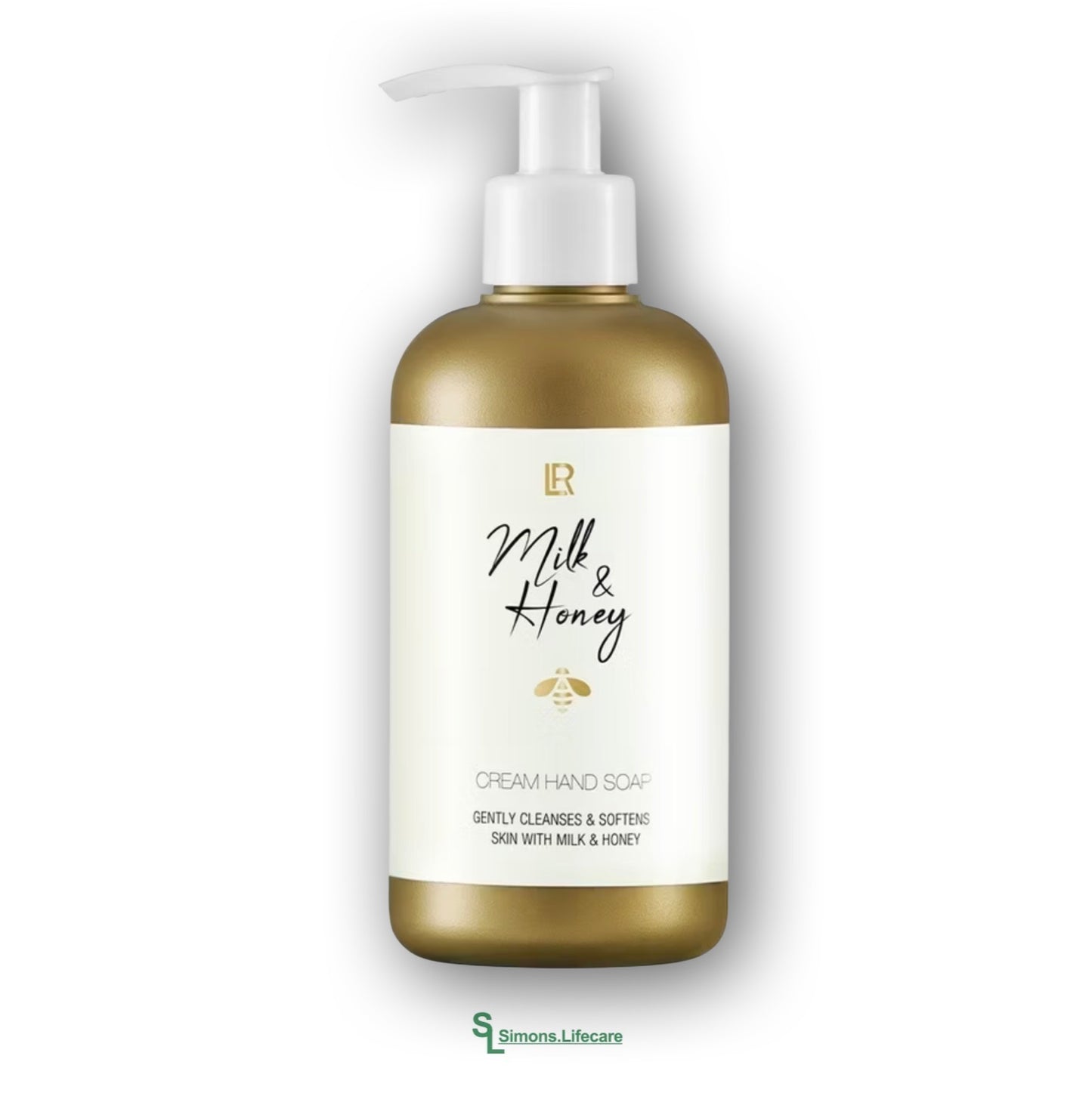 Verwöhnmomente aus Milch und Honig für zarte Hände - mit der limitierten LR LIMITED MILK & HONEY Cream Hand Soap Handseife, 250ml. Jetzt bei Simons.Lifecare zum SONDERPREIS!