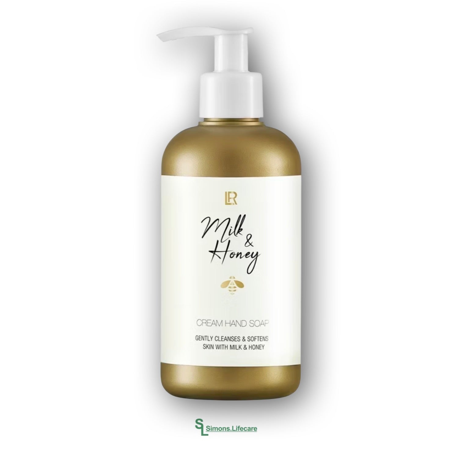 Verwöhnmomente aus Milch und Honig für zarte Hände - mit der limitierten LR LIMITED MILK & HONEY Cream Hand Soap Handseife, 250ml. Jetzt bei Simons.Lifecare zum SONDERPREIS!