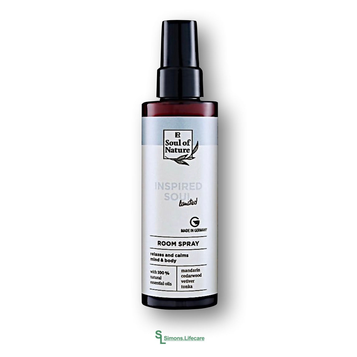 Wohlfühlatmosphäre zum Versprühen. Neutralisiert Gerüche und bringt frische Leichtigkeit in den Raum - das LR LIMITED Soul of Nature Inspired Soul Room Spray Raumspray, 100ml. Jetzt bei Simons.Lifecare zum SONDERPREIS!