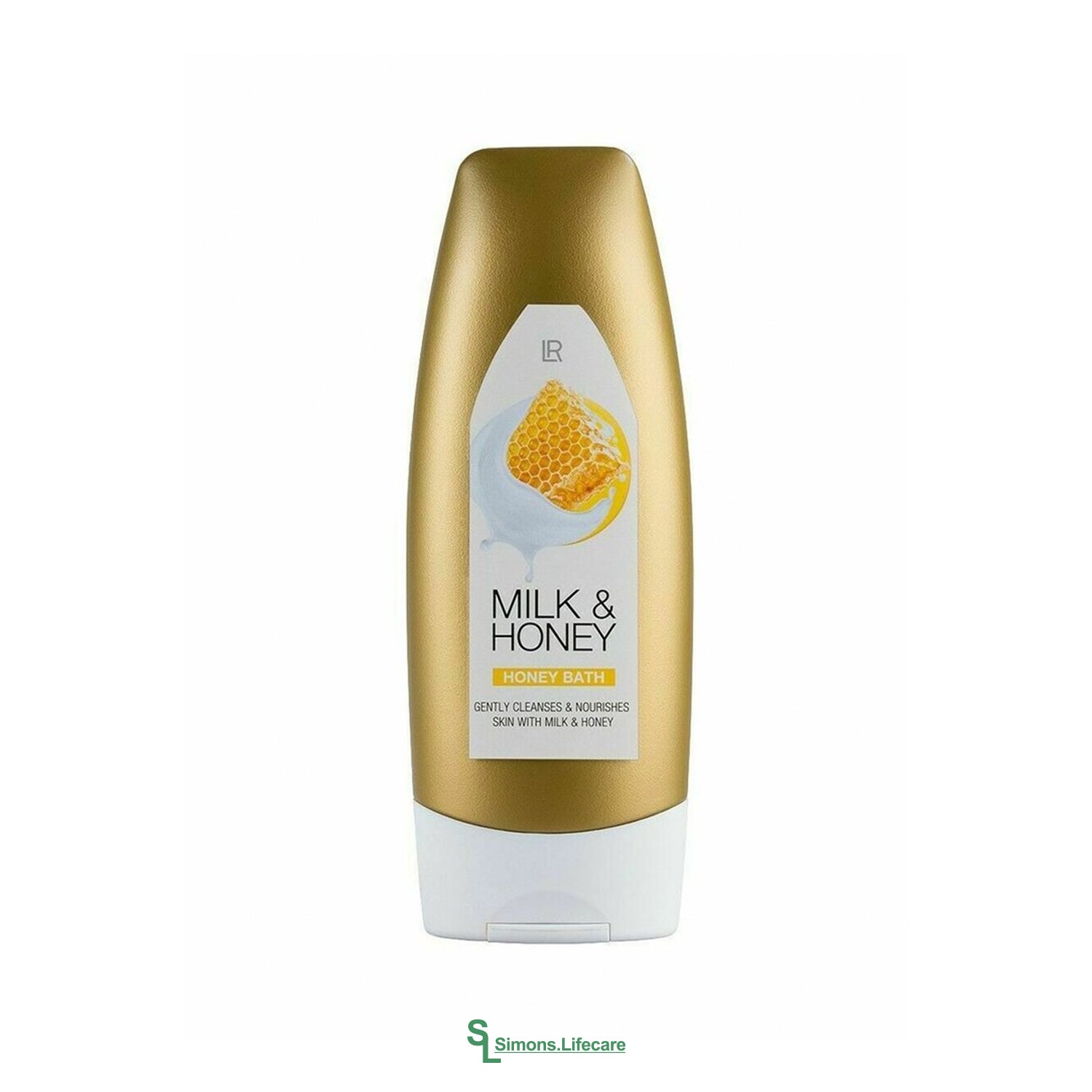 Wohlige Wellness-Atmosphäre - mit dem LR MILK &amp; HONEY Honey Bath Schaumbad. Jetzt bei Simons.Lifecare mit schneller Lieferung! 
