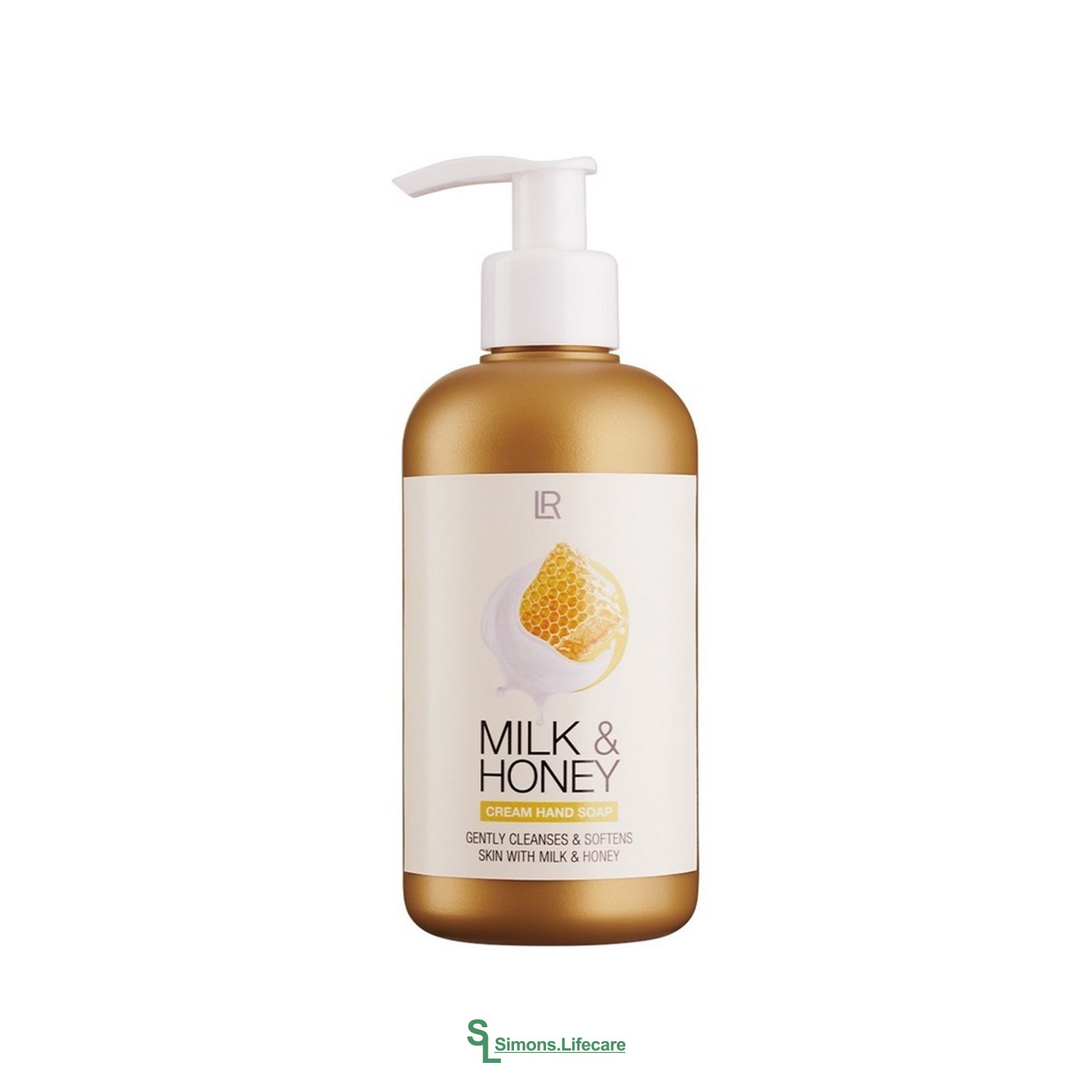 Verwöhnmomente aus Milch und Honig für zarte Hände - mit der LR MILK &amp; HONEY Cream Hand Soap Handseife, 250ml. Jetzt bei Simons.Lifecare mit schneller Lieferung! 
