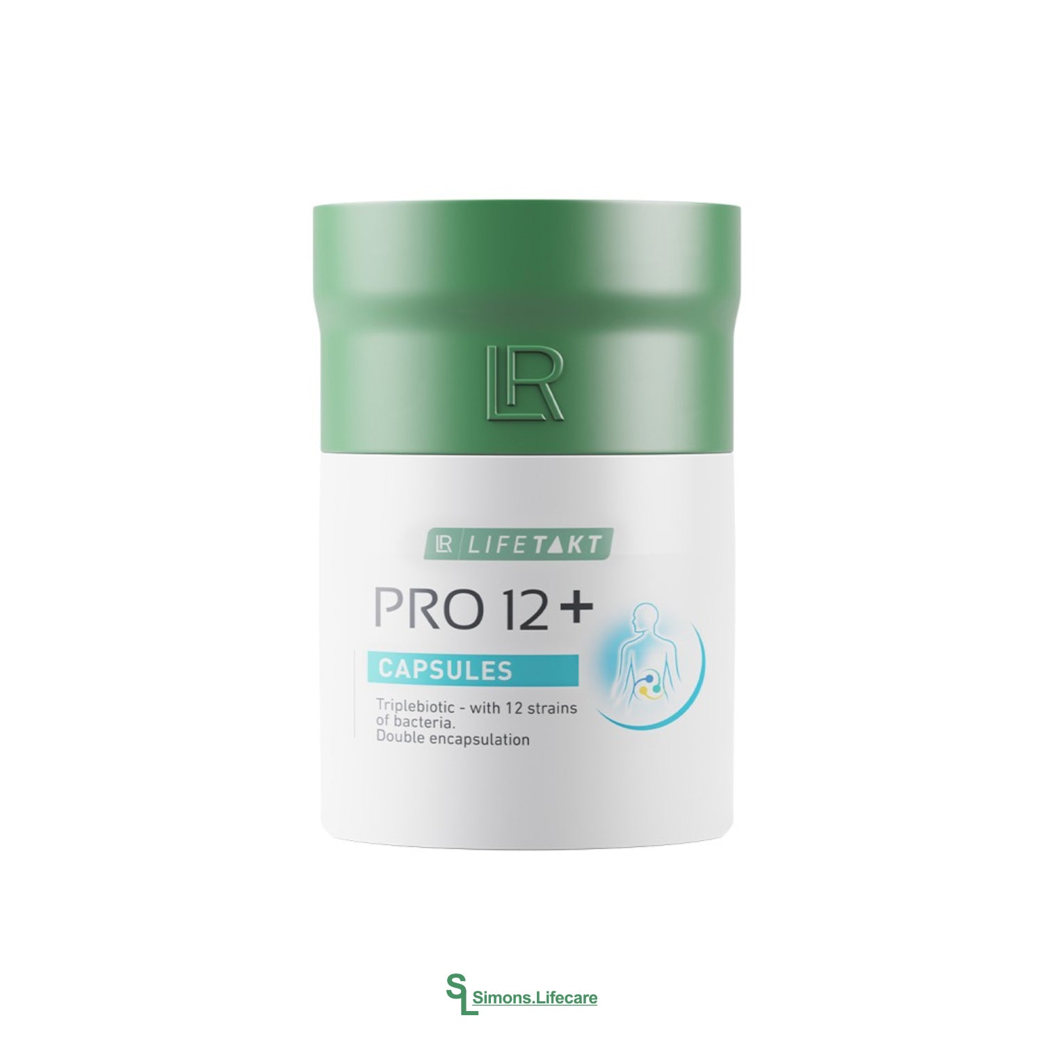 LR Pro 12+ Kapseln – die nächste Generation von Bakterienpräparaten mit dem neuen TRIPLEBIOTIC-Komplex. Jetzt bei Simons.Lifecare mit schneller Lieferung! 
