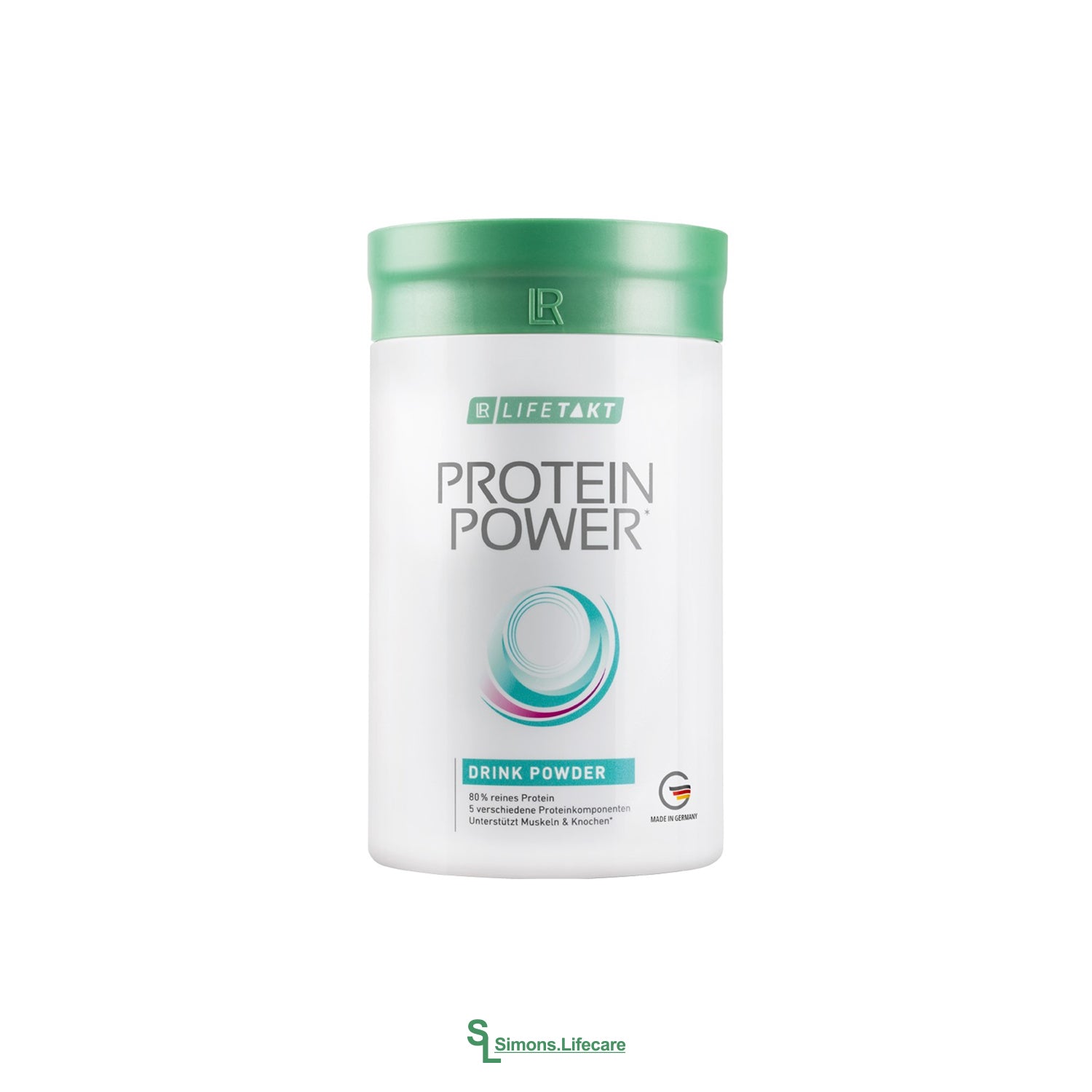 Instant-Getränkepulver mit Protein und Vanille-Geschmack, Vitamin B6, Magnesium und mit Süßungsmittel - dein LR Protein Power! Jetzt bei Simons.Lifecare mit schneller Lieferung! 
