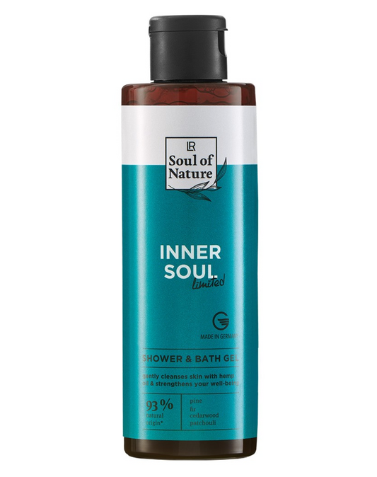 Das optimale Dusch- oder Badeerlebnis – mit dem LR Soul of Nature INNER SOUL Shower &amp; Bath Gel Dusch- und Badegel, 200ml.