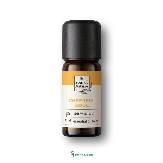 Fühl dich wach, geistig fit und lebendig - mit der LR Soul of Nature LIMITED Cheerful Soul Oil Blend Ätherisches Öl Duftölmischung, 10ml! Jetzt bei Simons.Lifecare mit schneller Lieferung!