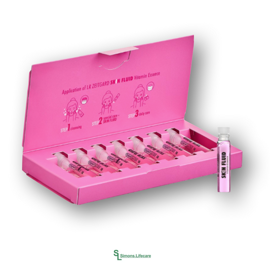 Anti-Age-Erlebnis auf Kosmetikstudio-Niveau – dank den LR Zeitgard Skin Fluid Vitamin Ampullen, 7x 2,5ml. Sofortige Frische und Strahlkraft, einfache Anwendung in Ampullenform. Jetzt zum Sonderpreis sichern!