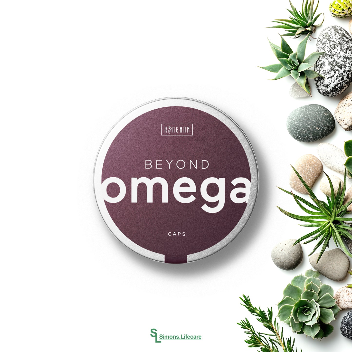 Alltagsbegleiter für einen gesunden Lebensstil, mit den RINGANA CAPS BEYOND omega Life Essential Omega-3-Fettsäure Kapseln – mit Omega-3, fettlöslichen Vitaminen und sekundäre Pflanzenstoffen, EPA und DHA aus der Mikroalge sowie Vitamin K2. Jetzt bei Simons.Lifecare mit schneller Lieferung! 
