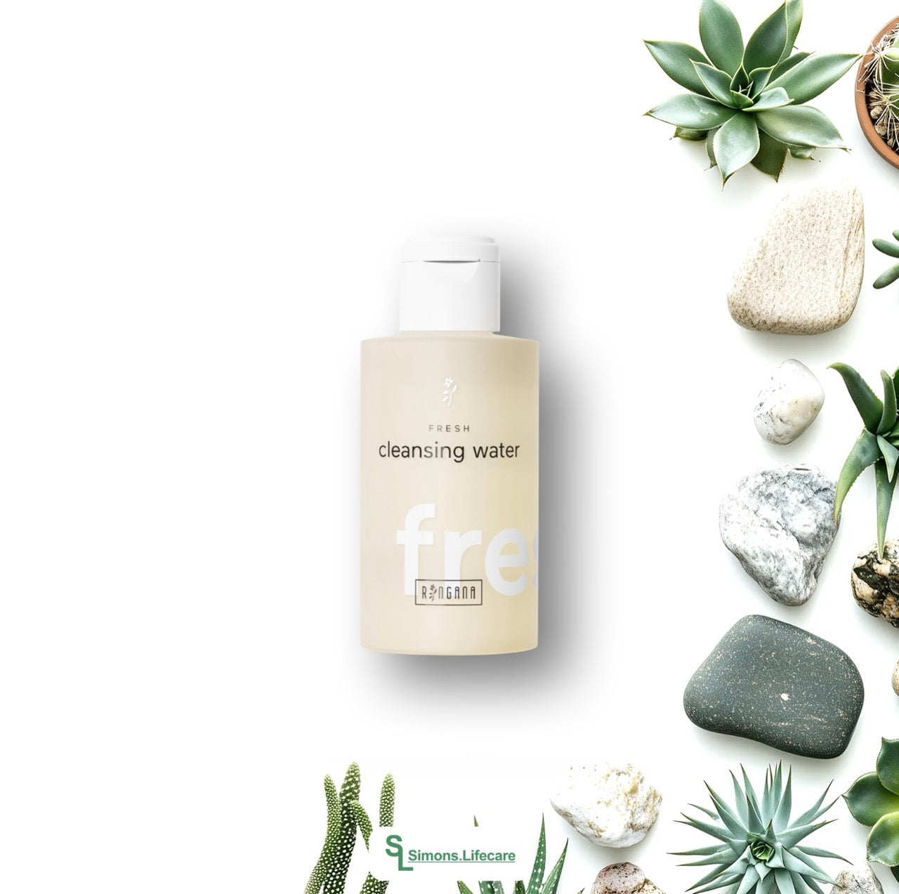 Sanfte hochwirksame Reinigung auf Mizellenbasis – mit dem RINGANA FRESH cleansing water Reinigungsfluid.