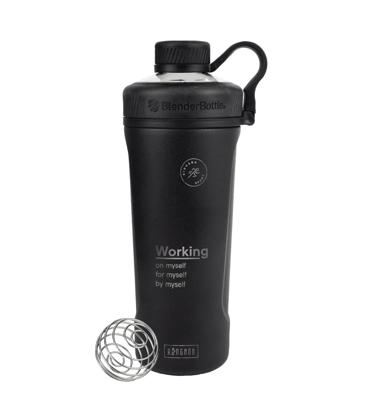 Nie wieder Klümpchenbildung – mit dem RINGANA Sport Blenderbottle®Radian Edelstahlshaker, 770 ml Fassungsvermögen