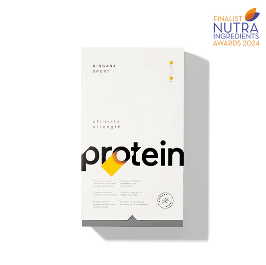 Die Ideale Unterstützung für Höchstleistungen - dank RINGANA SPORT protein VEGANES PROTEIN-POWER Pulver, 14 Sachets à 44 g